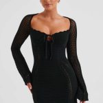 Dezi Mini Dress - Black - Image 9