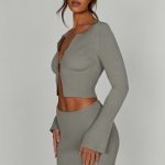 Elia Top - Khaki - Image 2