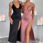 Cece Midi Dress - Black - Image 4
