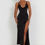 Cece Midi Dress - Black - Image 9