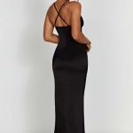 Cece Midi Dress - Black - Image 12