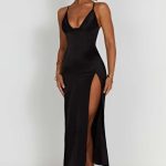 Cece Midi Dress - Black - Image 13