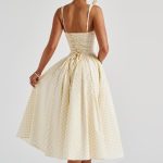 Sherrie Midi Dress - Lemon Gingham - Image 6