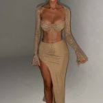 Priscilla Top - Gold Sparkle