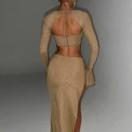 Priscilla Top - Gold Sparkle - Image 2