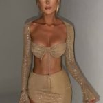 Priscilla Top - Gold Sparkle - Image 4