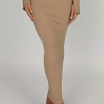 Elia Maxi Skirt - Beige - Image 6