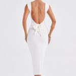 Malina Midi Dress - Ivory - Image 2