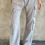 Tinashe Cargo Pants - Light Grey