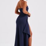 Zafira Maxi Dress - Navy - Image 3