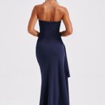 Zafira Maxi Dress - Navy - Image 5