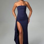 Zafira Maxi Dress - Navy - Image 6