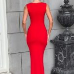 Helena Maxi Dress - Red - Image 2