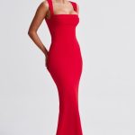 Helena Maxi Dress - Red - Image 7