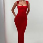 Helena Maxi Dress - Red - Image 9
