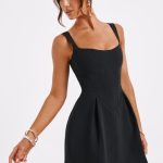 Janiyah Mini Dress - Black - Image 8