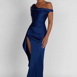 Juliene Maxi Dress - Navy - Image 11