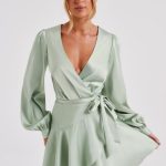 Ellis Mini Dress - Sage - Image 2