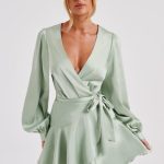Ellis Mini Dress - Sage - Image 8