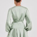 Ellis Mini Dress - Sage - Image 9