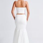 Lavinia Maxi Skirt - Ivory - Image 2