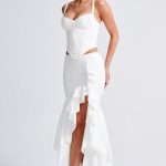 Lavinia Maxi Skirt - Ivory - Image 6