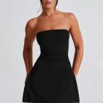 Fleur Mini Dress - Black