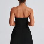 Fleur Mini Dress - Black - Image 2