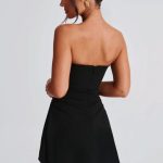 Fleur Mini Dress - Black - Image 5