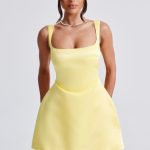 Sofie Mini Dress - Lemon - Image 5