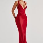 Shae Maxi Dress - Red - Image 5