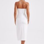Emmaline Midi Dress - Ivory - Image 3