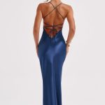 Malika Maxi Dress - Navy - Image 2