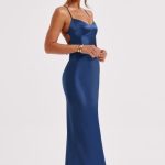 Malika Maxi Dress - Navy - Image 4
