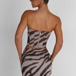 Alina Mini Skirt - Zebra Print - Image 4