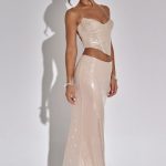 Larisa Maxi Skirt - Nude - Image 3