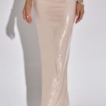 Larisa Maxi Skirt - Nude - Image 11