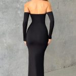 Daphne Maxi Dress - Jet Black - Image 2