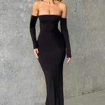 Daphne Maxi Dress - Jet Black - Image 4
