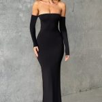 Daphne Maxi Dress - Jet Black - Image 5