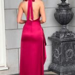 Colette Maxi Dress - Burgundy - Image 2