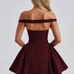 Marla Mini Dress - Cherry Lacquer - Image 4