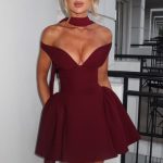 Marla Mini Dress - Cherry Lacquer - Image 5