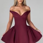 Marla Mini Dress - Cherry Lacquer - Image 6