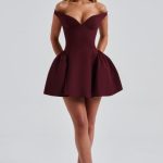 Marla Mini Dress - Cherry Lacquer - Image 7