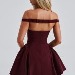 Marla Mini Dress - Cherry Lacquer - Image 8