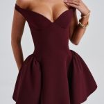 Marla Mini Dress - Cherry Lacquer - Image 9