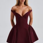 Marla Mini Dress - Cherry Lacquer - Image 10