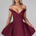 Marla Mini Dress - Cherry Lacquer - Image 11