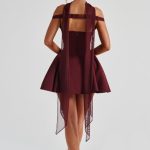 Marla Mini Dress - Cherry Lacquer - Image 16